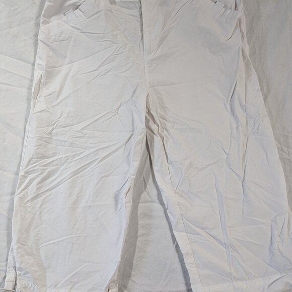 CAPRIS DENVER HAYES CLASSIC FIT PETITES LARGE L20 WHITE WOMEN'S PANTS CLOTHES - Picture 11 of 14